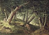 William Holbrook Beard In the Forest painting